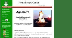 Desktop Screenshot of homatherapy.de
